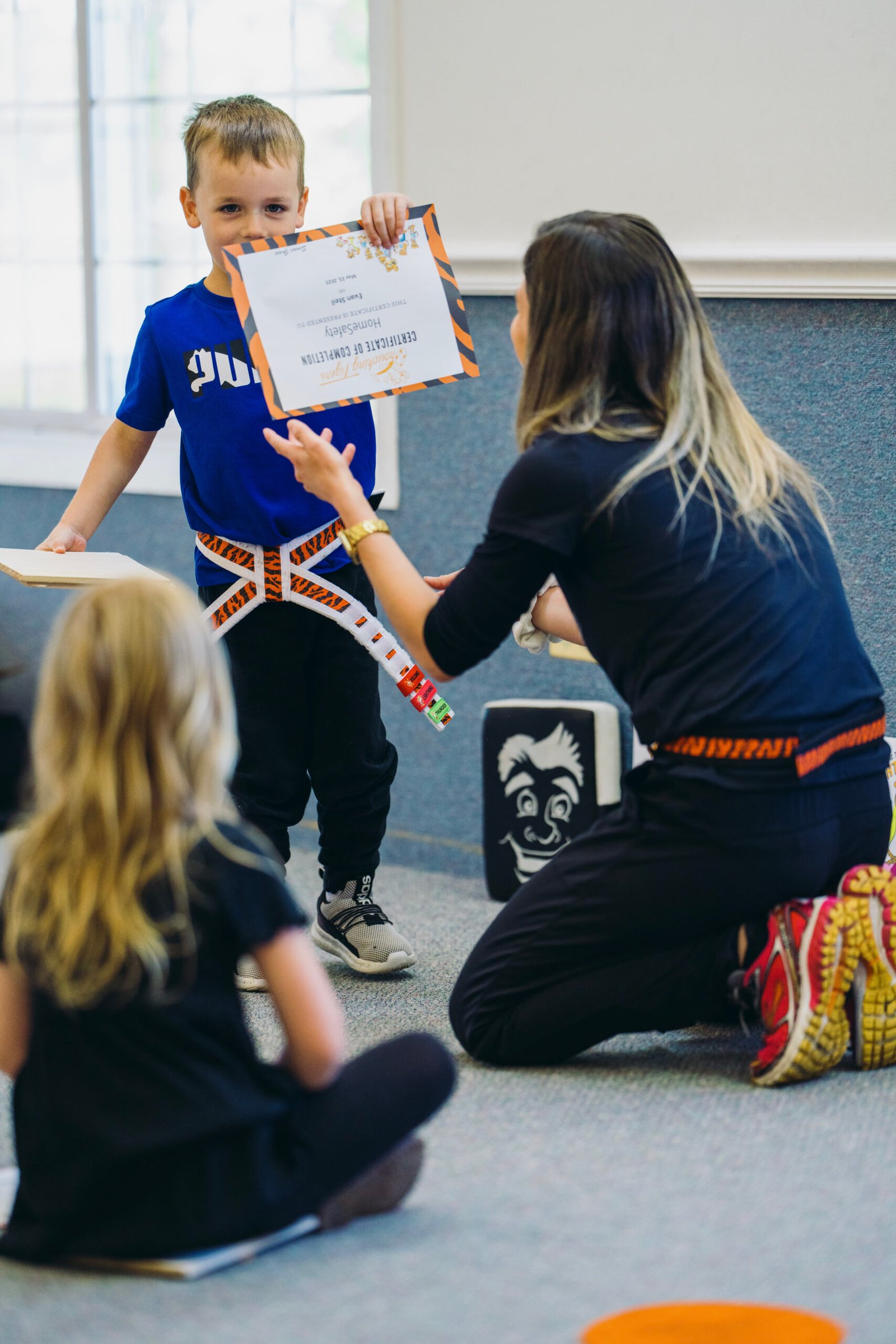 Karate enrichment for preschoolers