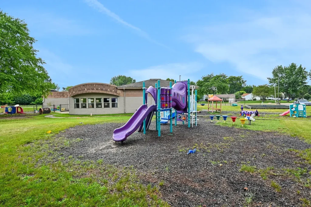Outdoor playground at The Learning Tree Center Island Lake